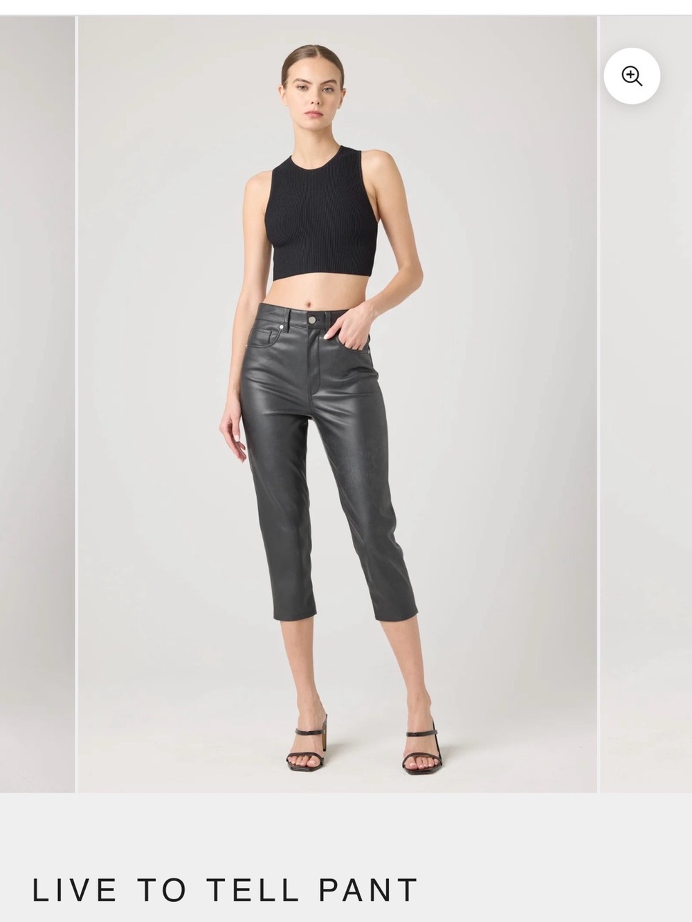 BlankNYC Faux Leather Capri Pants